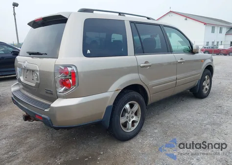 2006 Honda Pilot Ex from USA, damaged, VIN 2HKYF18416H501571